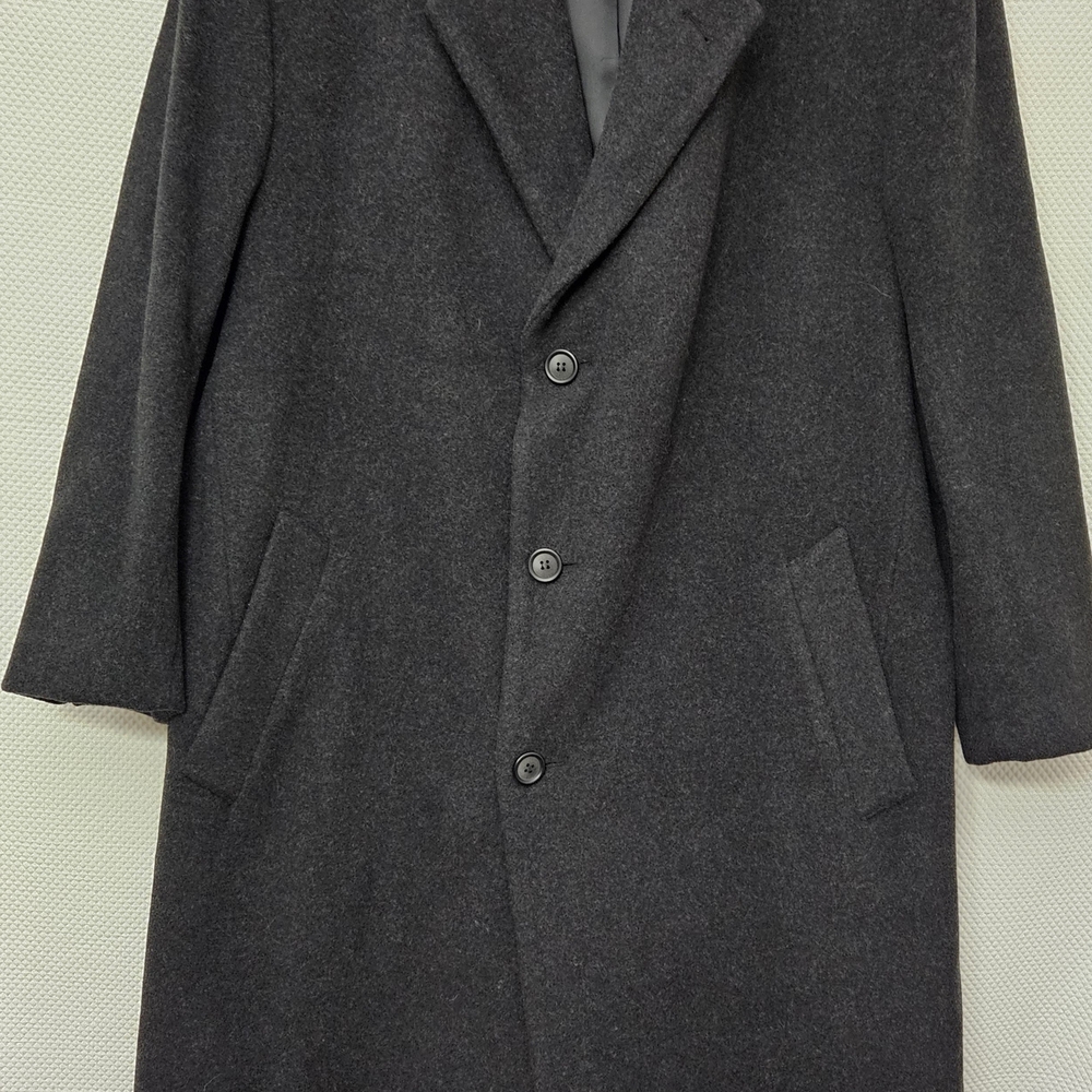 Alfani Men's Charcoal Wool Pea Coat